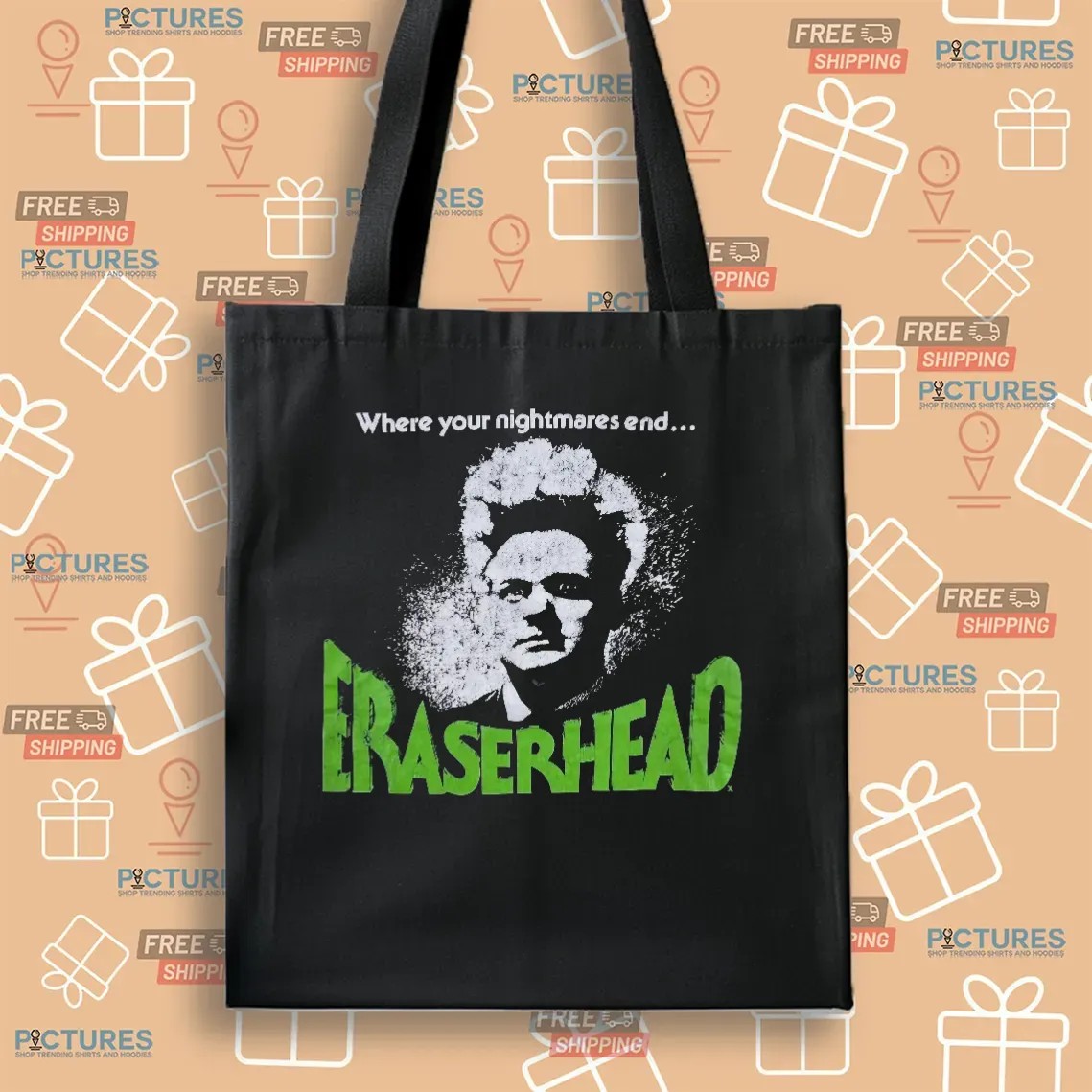 Eraserhead Where Your Nightmare End David Lynch American Experimental Body Horror Movie Punk T Shirt