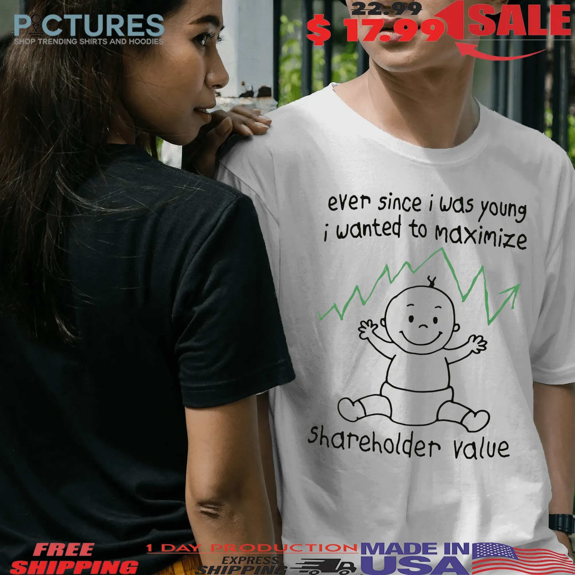 Ever Since I Was Young I Wanted To Maximize Shareholder Value Baby T Shirt