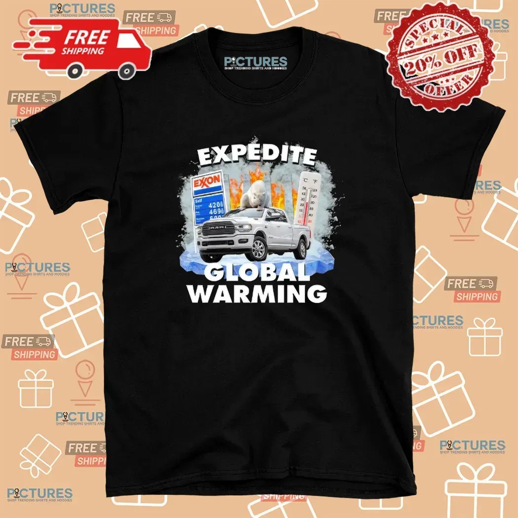 Expedite Global Warming Exon Graphic T Shirt