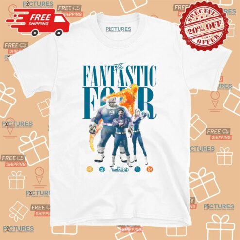 Fantastic Four First Steps Marvel Superhero Team 2025 T Shirt