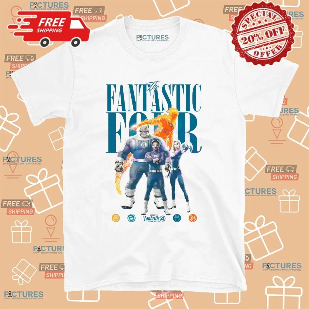 Fantastic Four First Steps Marvel Superhero Team 2025 T Shirt
