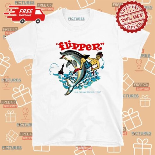 Flipper Dolphin 1969 Ivan Tors Films Vintage T Shirt