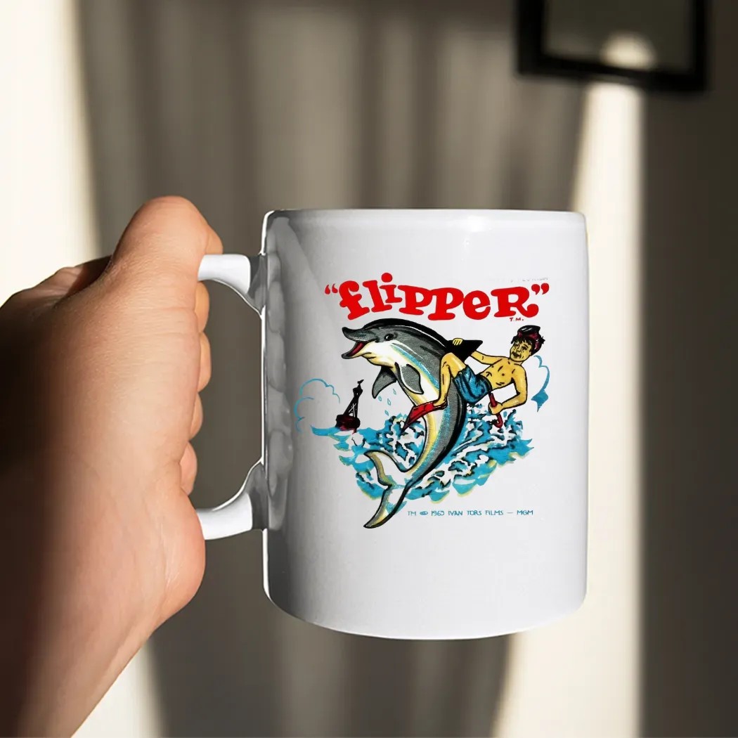 Flipper Dolphin 1969 Ivan Tors Films Vintage T Shirt