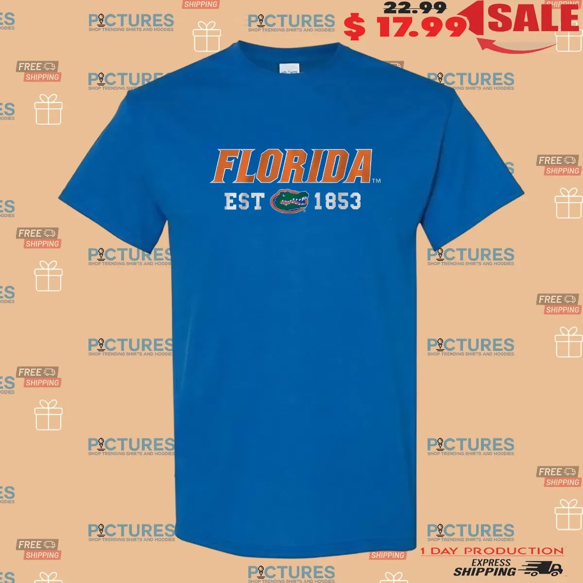 Florida Gators football Established 1853 T Shirt Florida Gators football Established 1853 T Shirt