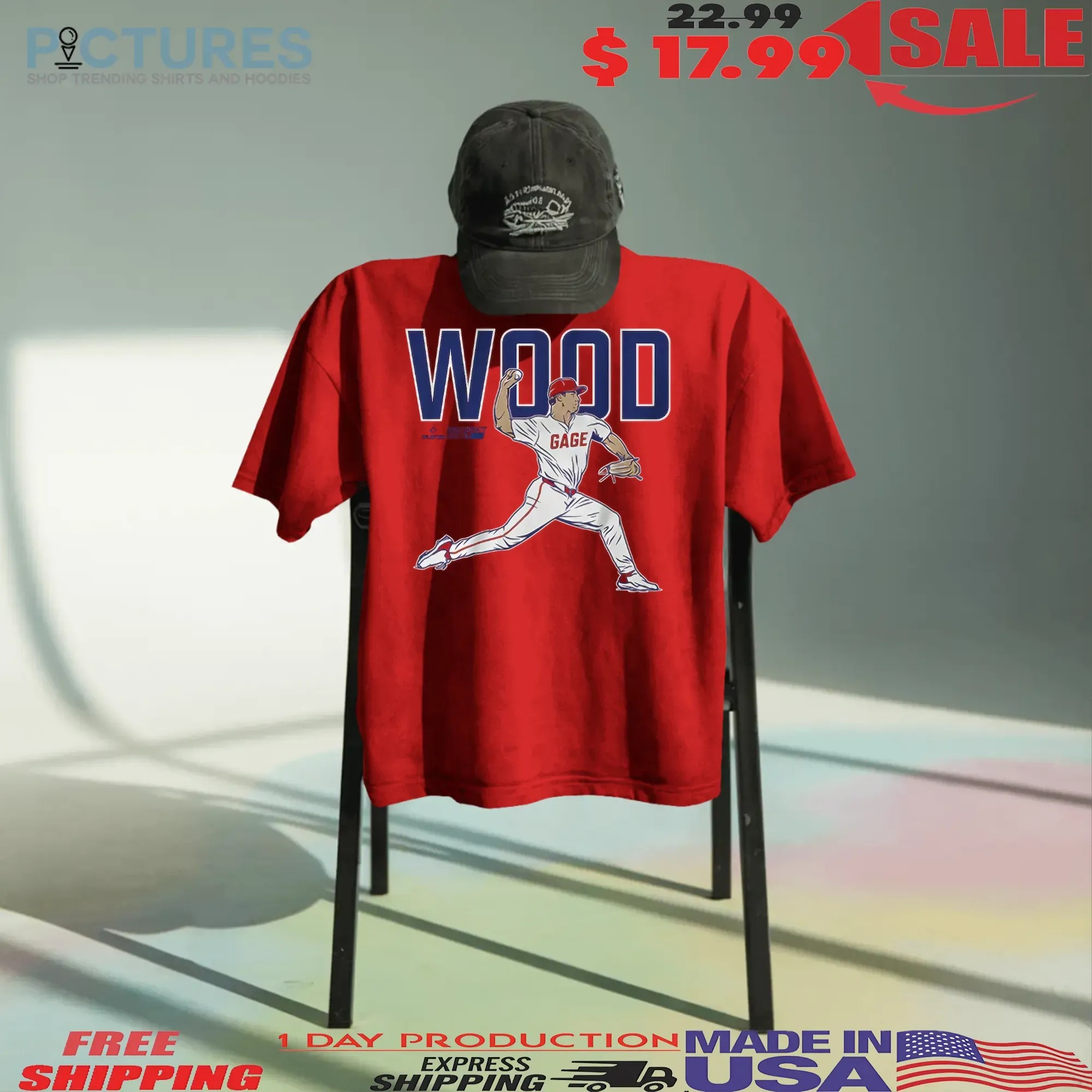 Gage Wood Ace Pose T Shirt