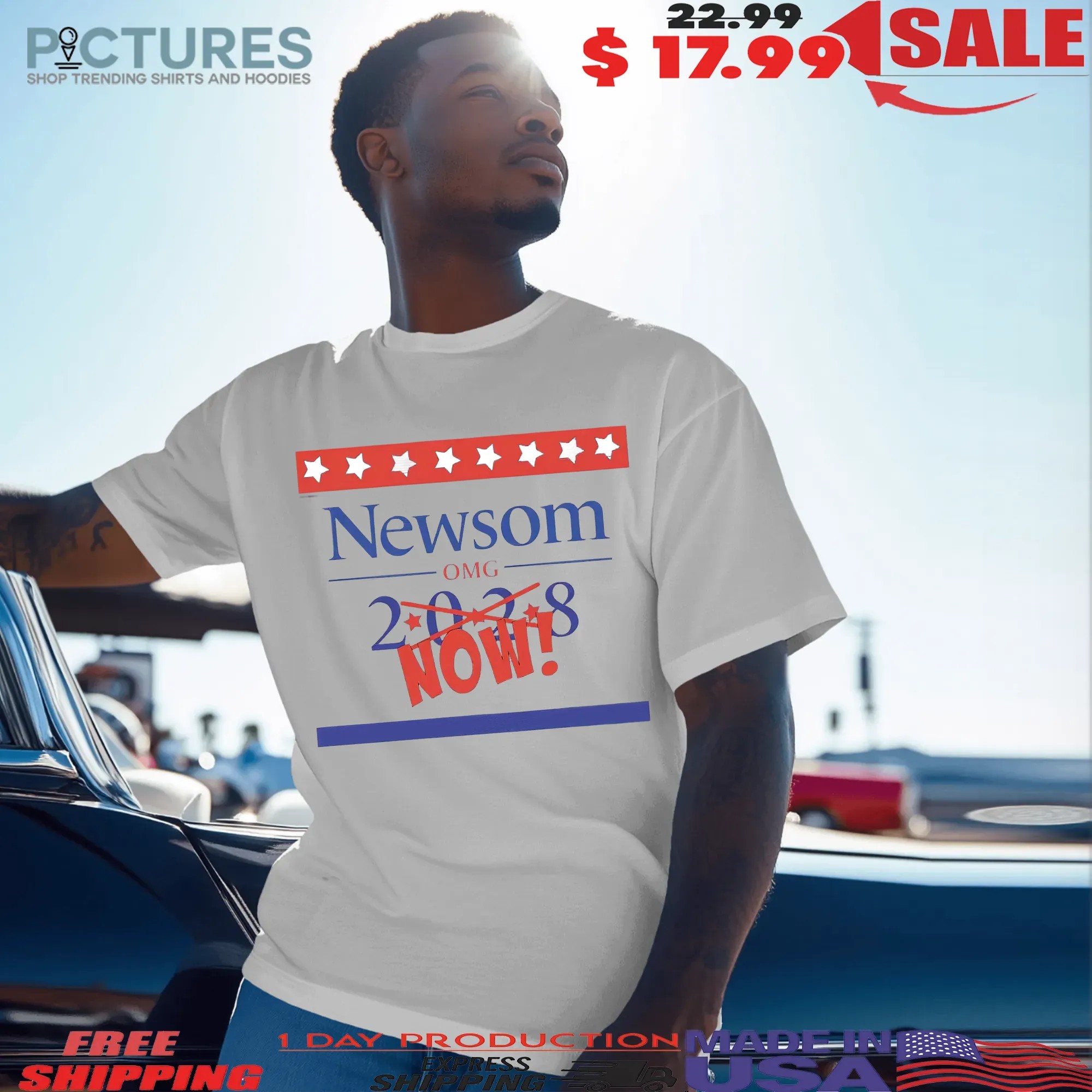 Gavin Newsom For President Now T Shirt