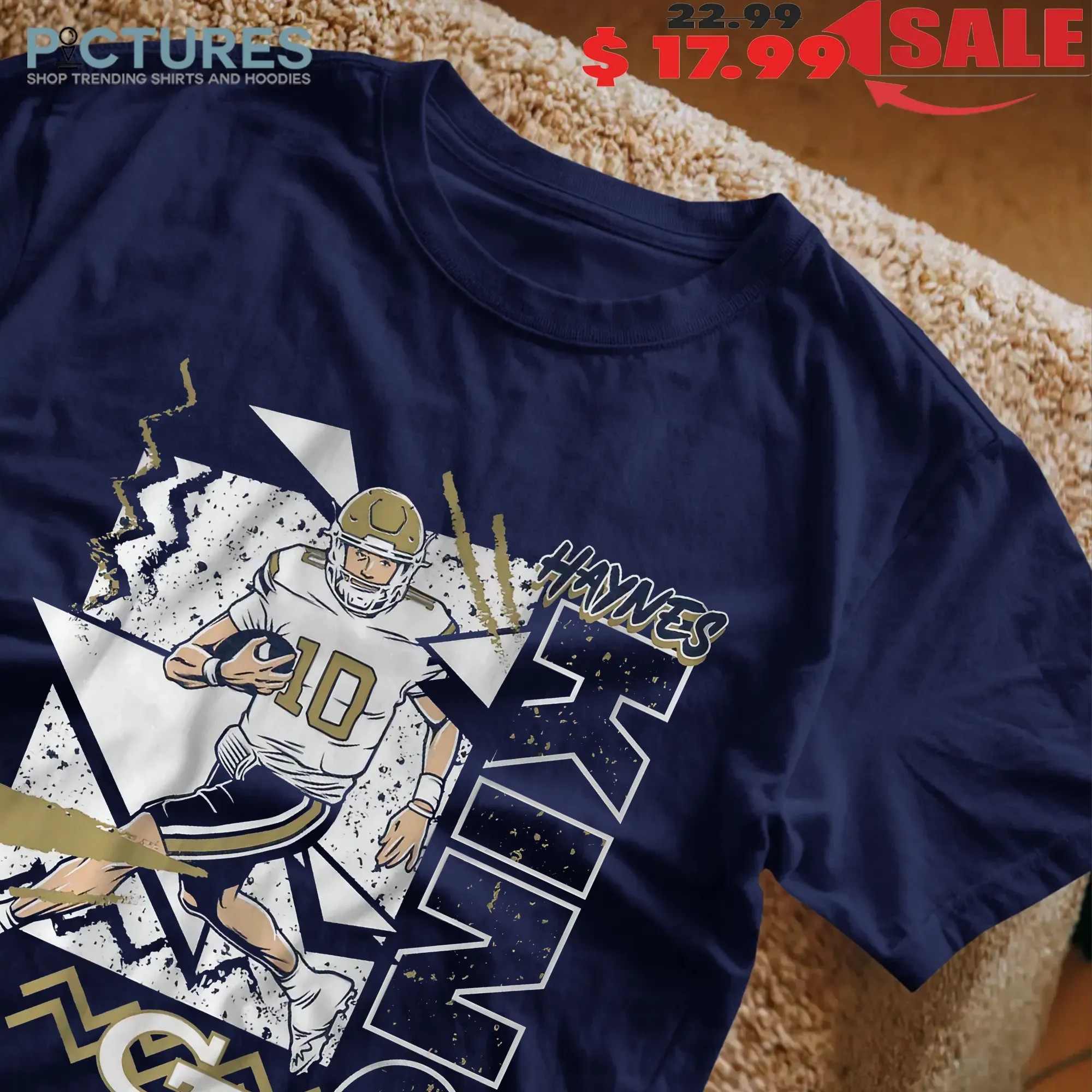 Georgia Tech Football Haynes King 90s style Graphic T Shirt
