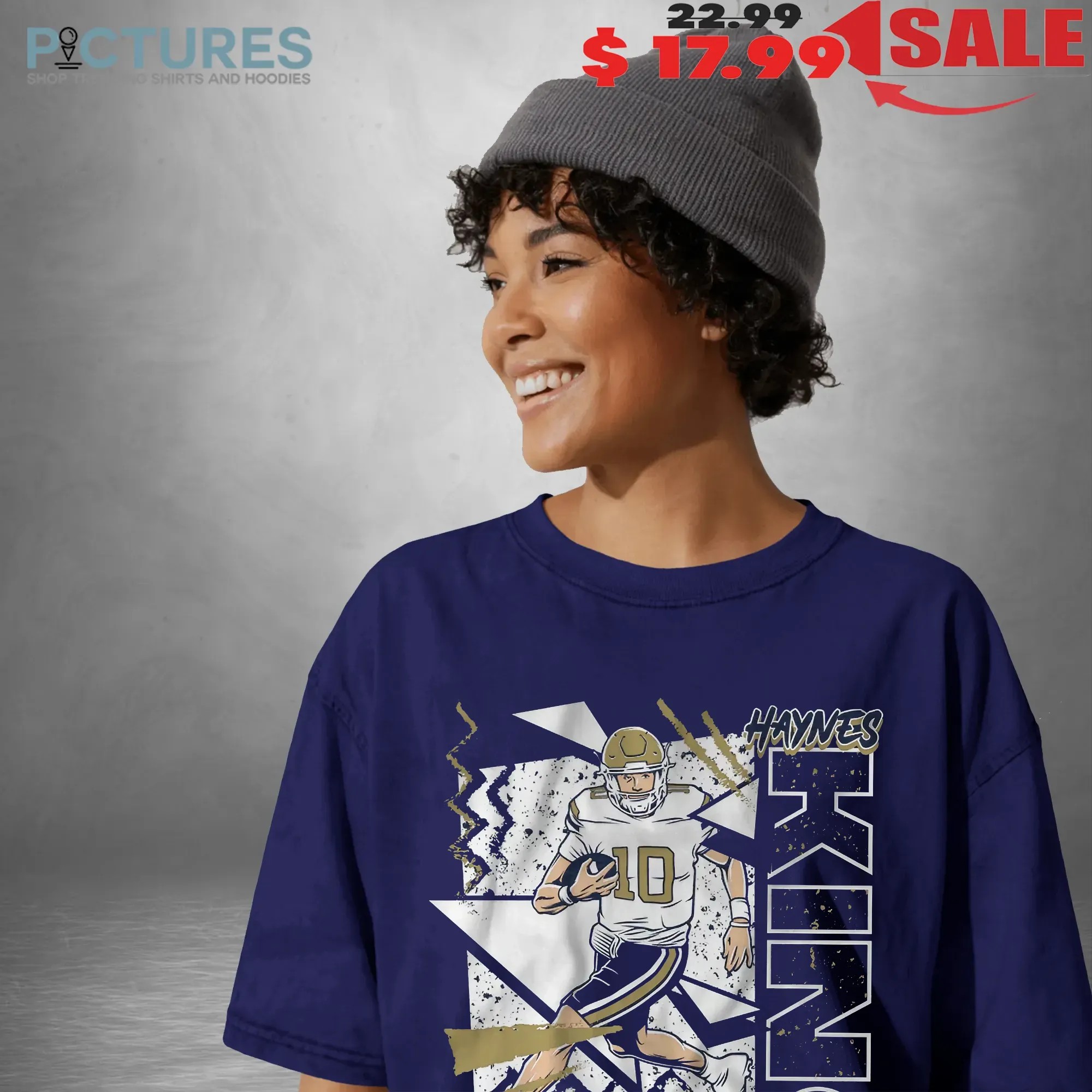 Georgia Tech Football Haynes King 90s style Graphic T Shirt