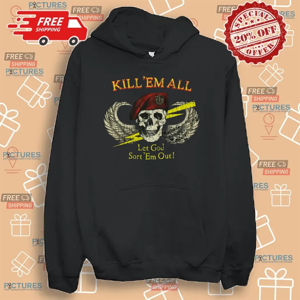 Gerard Way Special Forces Kill 'Em All 1986 T Shirt