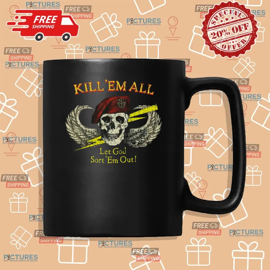 Gerard Way Special Forces Kill 'Em All 1986 T Shirt
