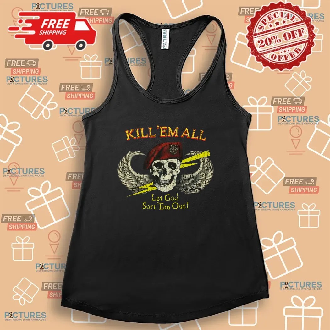 Gerard Way Special Forces Kill 'Em All 1986 T Shirt