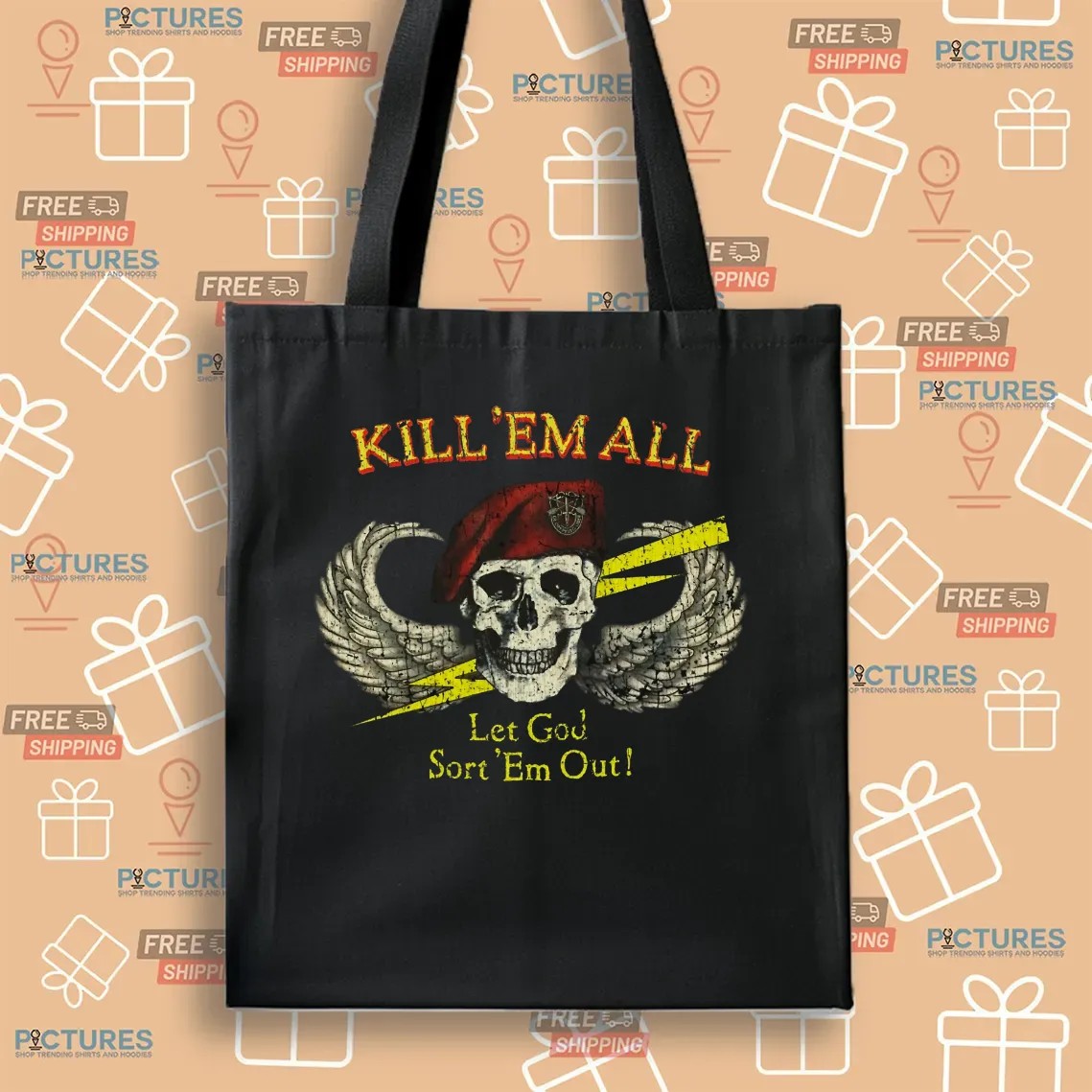 Gerard Way Special Forces Kill 'Em All 1986 T Shirt