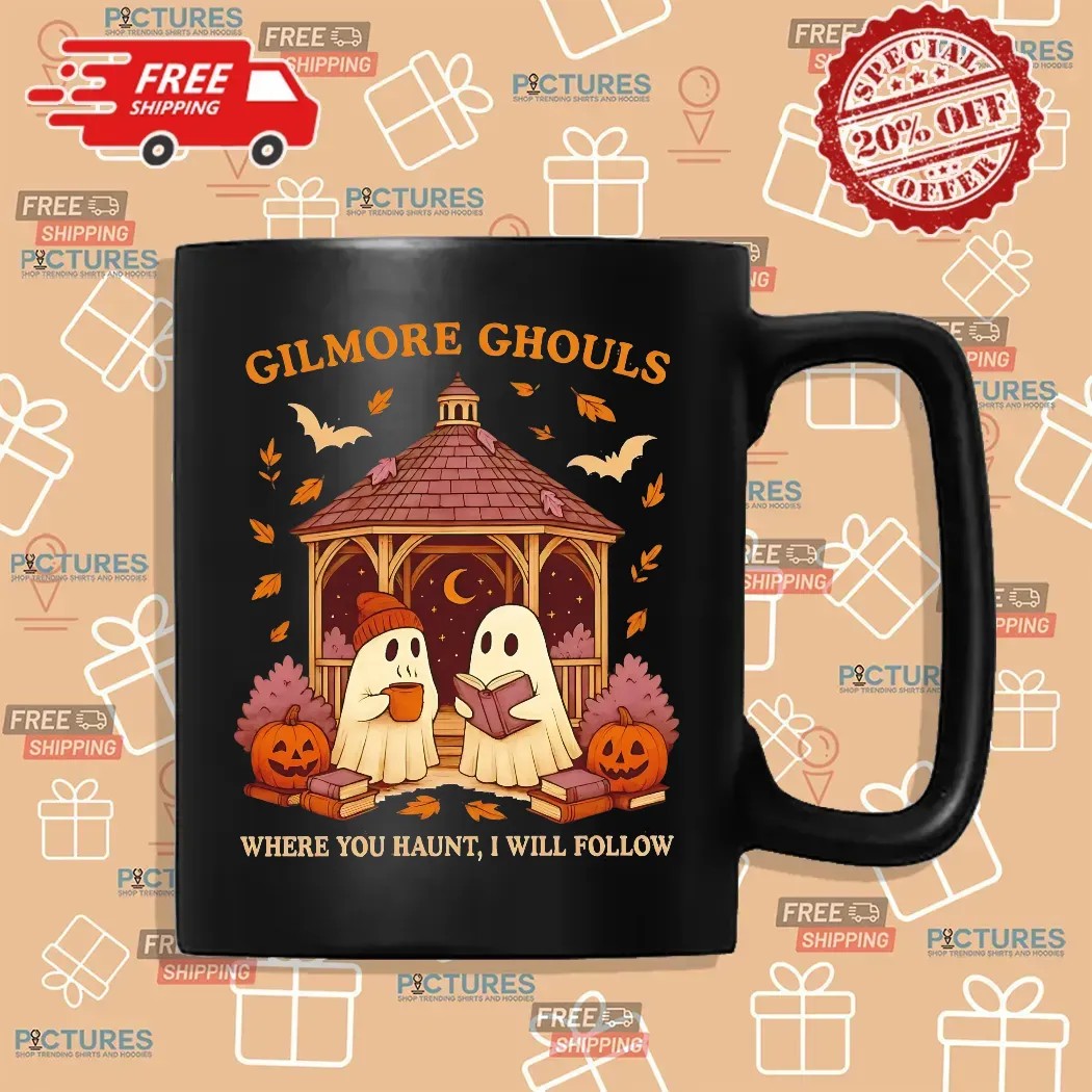 Gilmore Ghouls Where You Haunt I Will Follow Reading Ghosts Halloween T Shirt