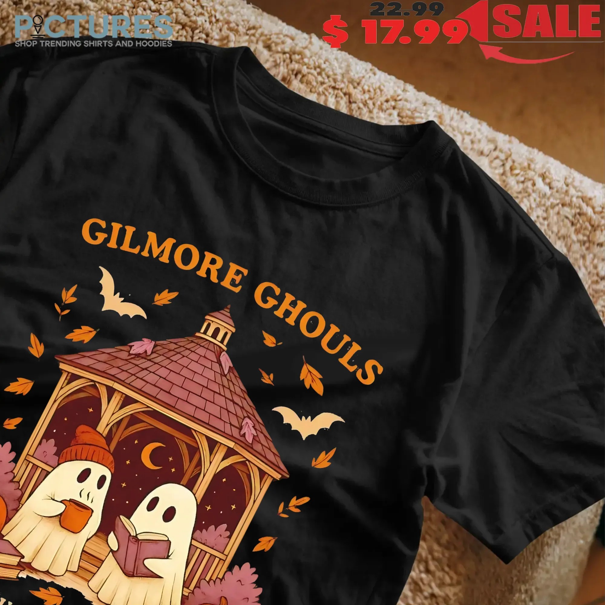 Gilmore Ghouls Where You Haunt I Will Follow Reading Ghosts Halloween T Shirt
