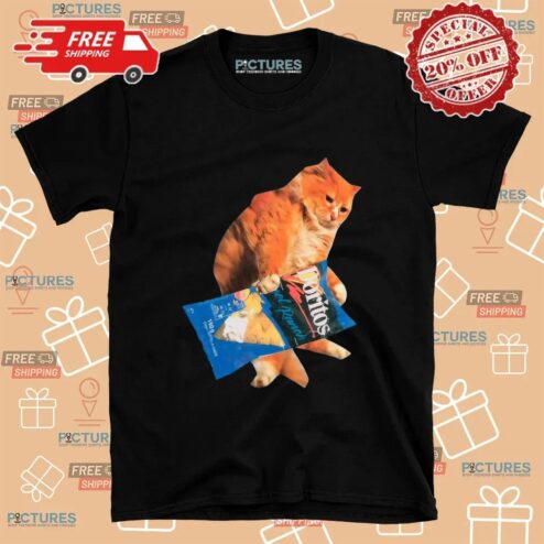 Ginger Cat and Doritos T Shirt