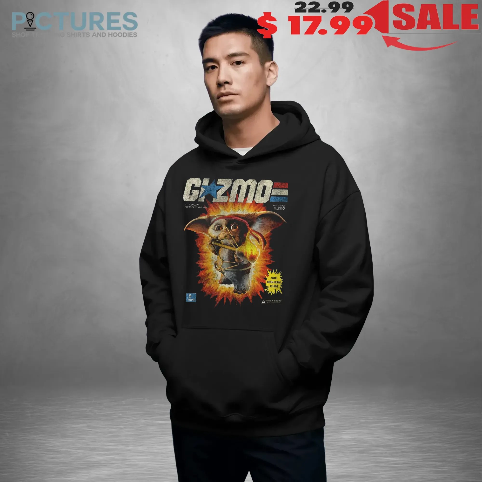 Gizmo To Survive War You Gotta Become War With Bom-bom Action T Shirt