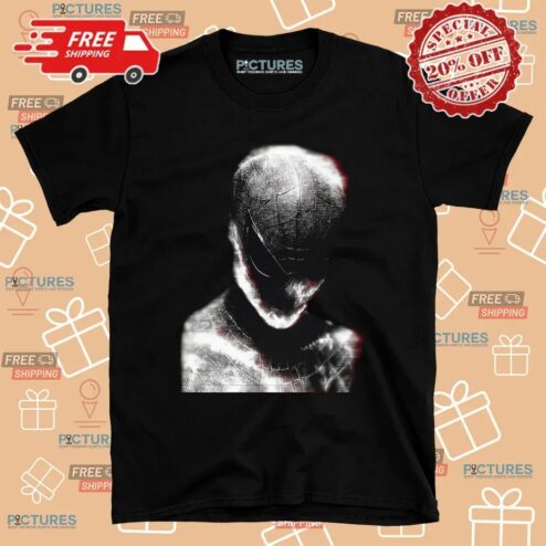 Glitch Spider Dark Venom Style Graphic T Shirt