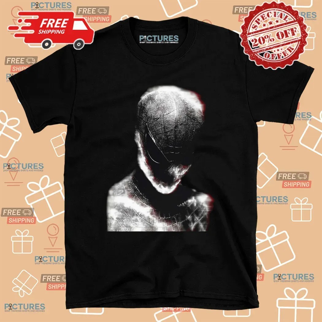 Glitch Spider Dark Venom Style Graphic T Shirt