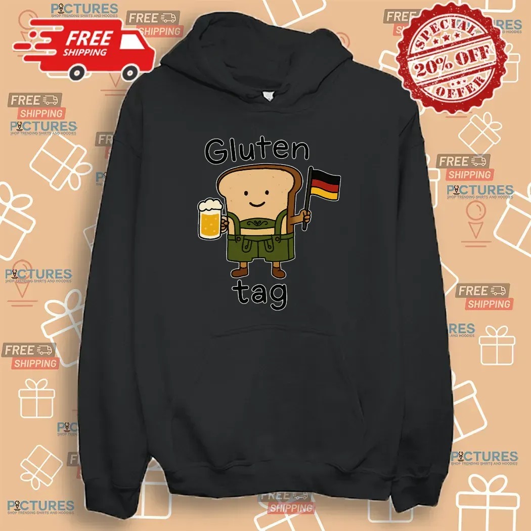 Gluten Tag Sandwich Beer Germany Flag T Shirt