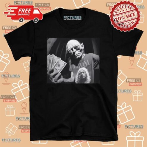 Gollum’s Rock And Roll Fortune Money T Shirt