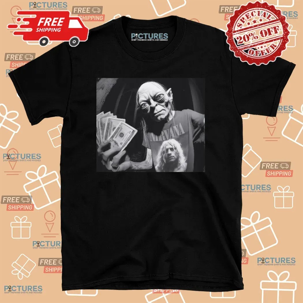 Gollum’s Rock And Roll Fortune Money T Shirt