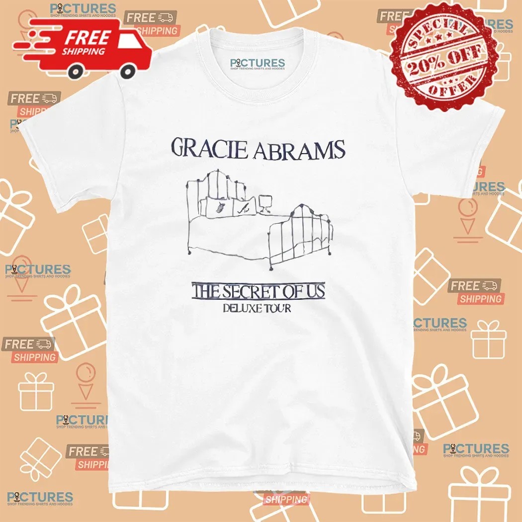 Gracie Abrams The Secret Of Us Deluxe Tour Bed T Shirt