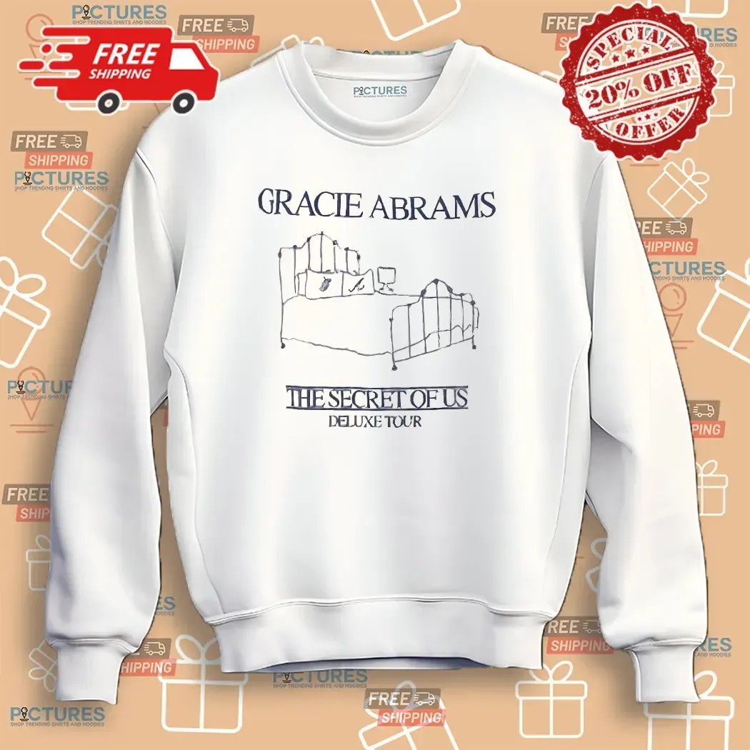 Gracie Abrams The Secret Of Us Deluxe Tour Bed T Shirt