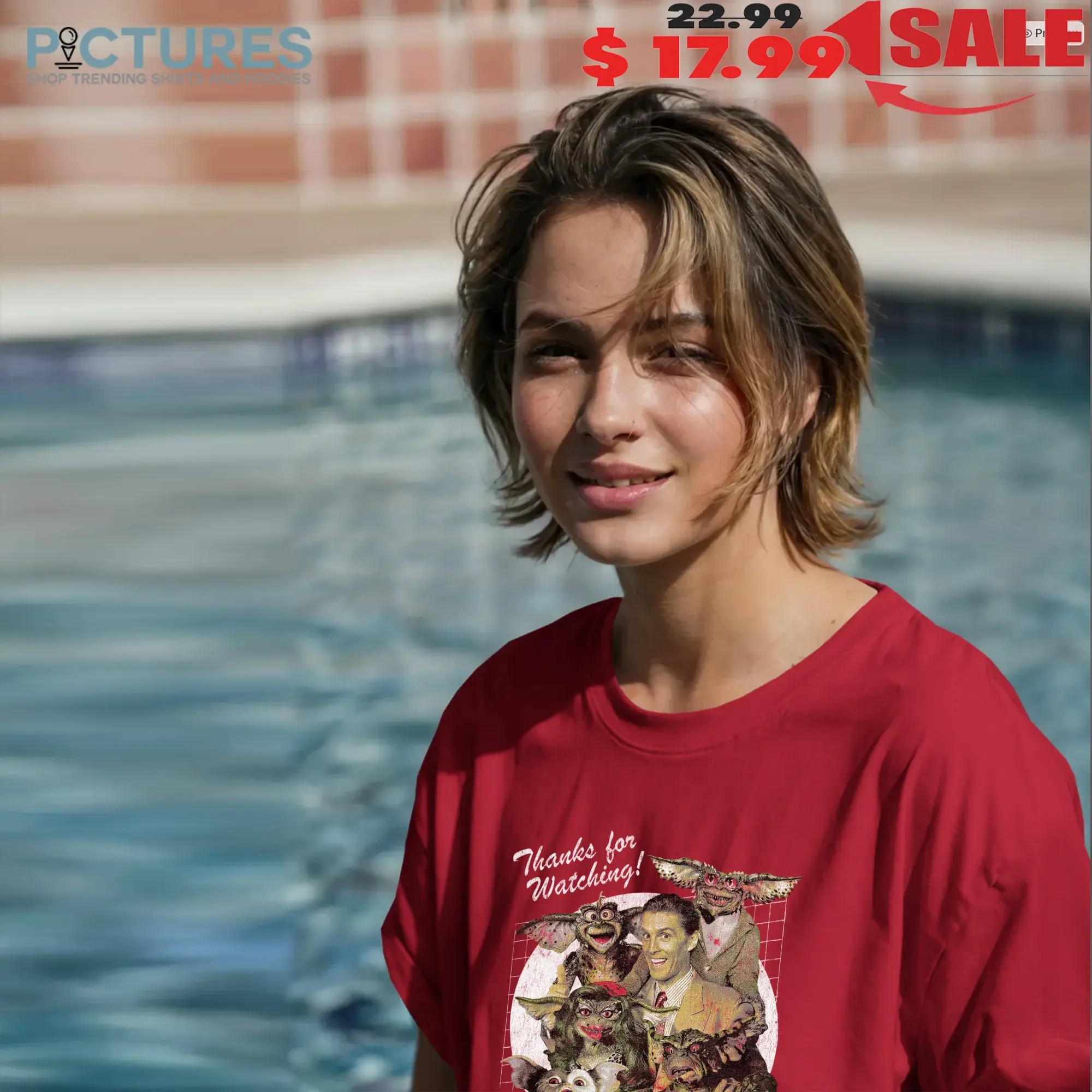 Gremlins 2 The New Batch Thanks For Watching Have A Powerful Day Clamp Cable Network T Shirt