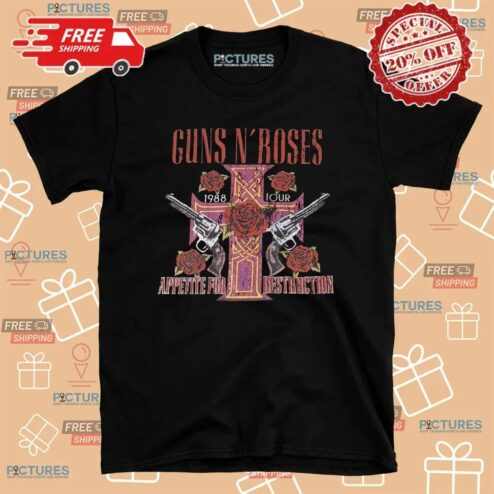 Guns N' Roses Appetite For Destruction 1988 Tour Muscle Top Shirt
