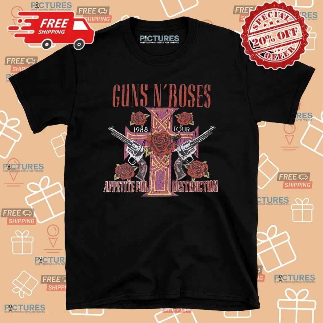 Guns N' Roses Appetite For Destruction 1988 Tour Muscle Top Shirt