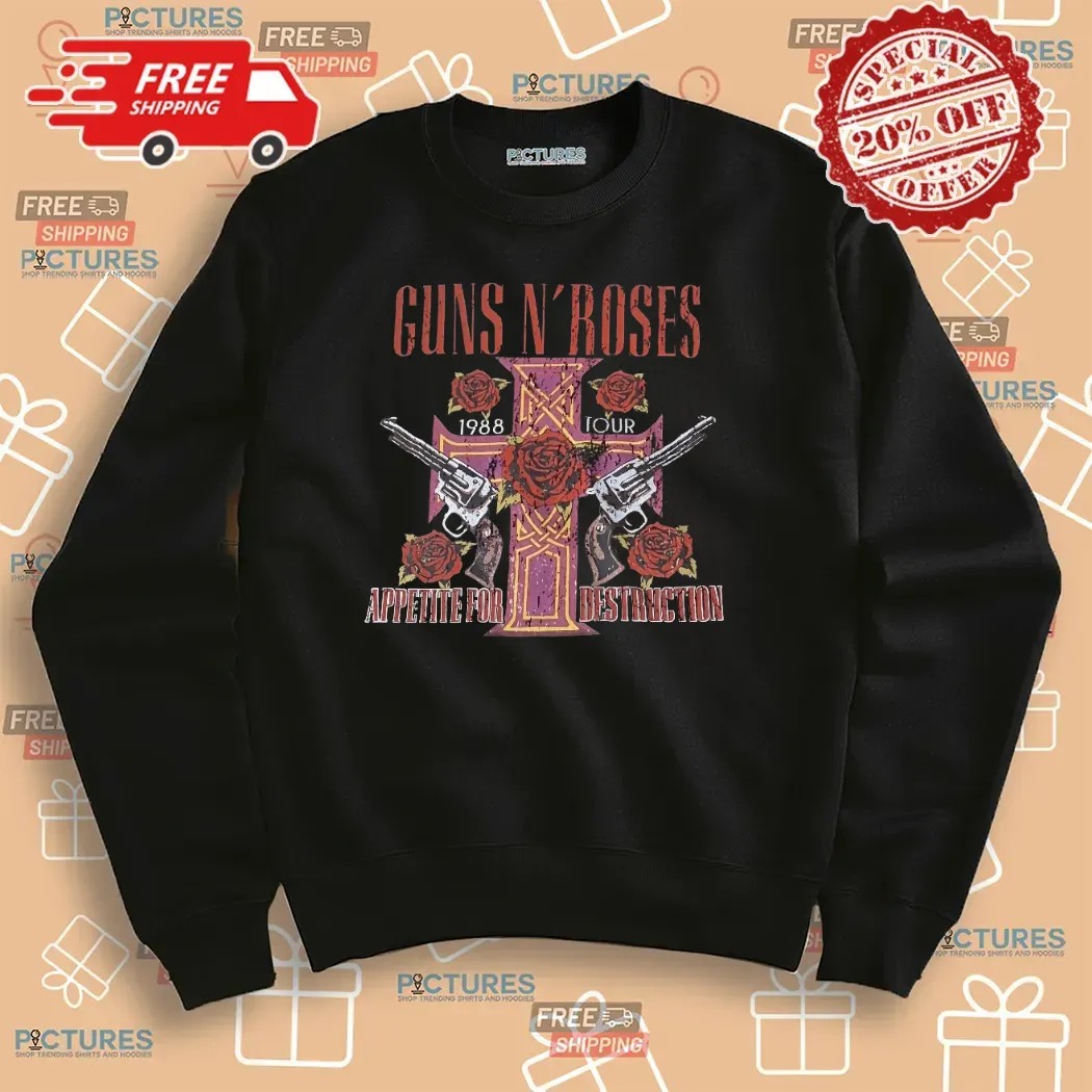 Guns N' Roses Appetite For Destruction 1988 Tour Muscle Top Shirt