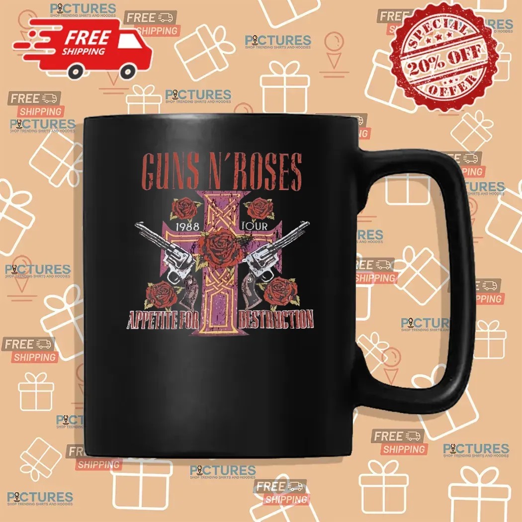 Guns N' Roses Appetite For Destruction 1988 Tour Muscle Top Shirt
