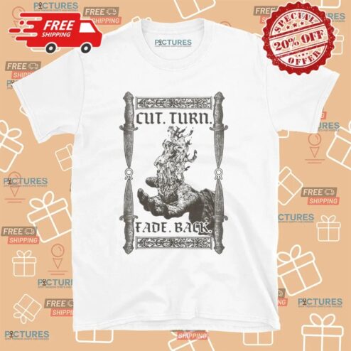 Hail The Sun Cut Turn Fade Back Knife Hand Fire T Shirt