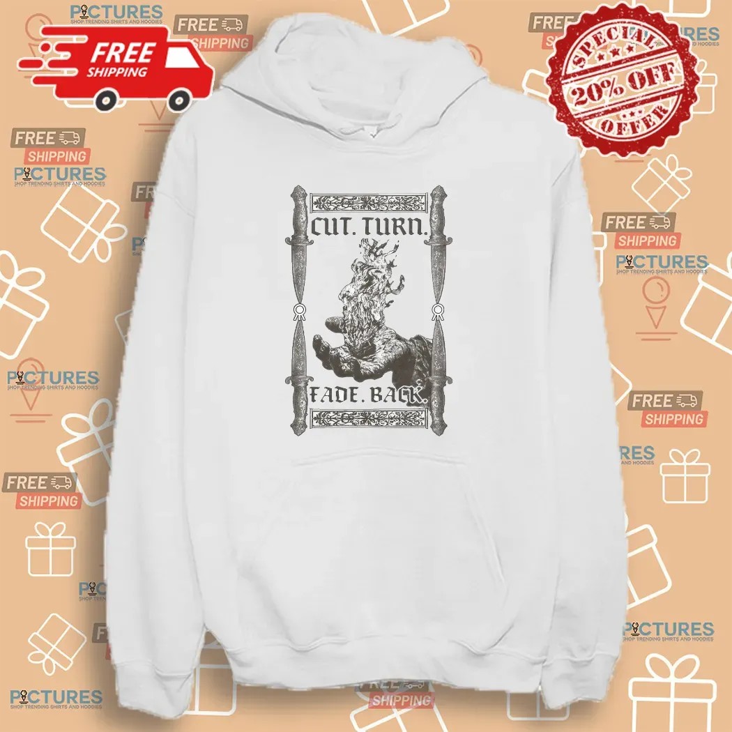 Hail The Sun Cut Turn Fade Back Knife Hand Fire T Shirt