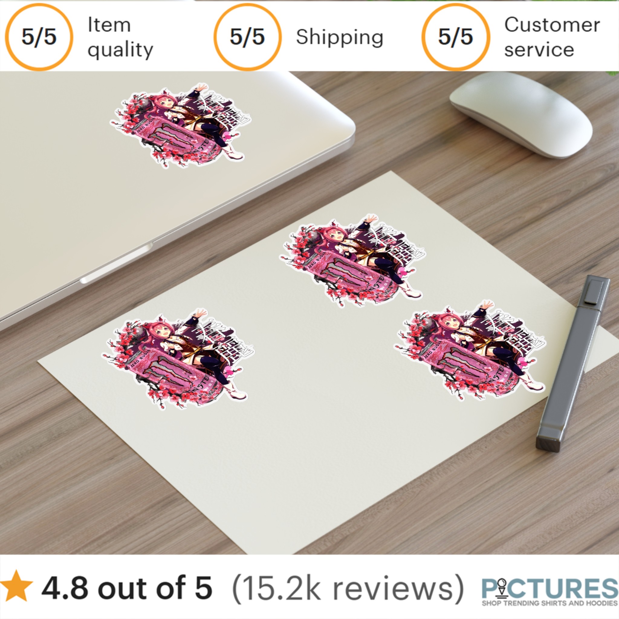 Haru Urara Uma Musume Pretty Derby Pink Mazda Miata Sakura Anime Sticker Sheet Haru Urara Uma Musume Pretty Derby Pink Mazda Miata Sakura Anime Sticker Sheet