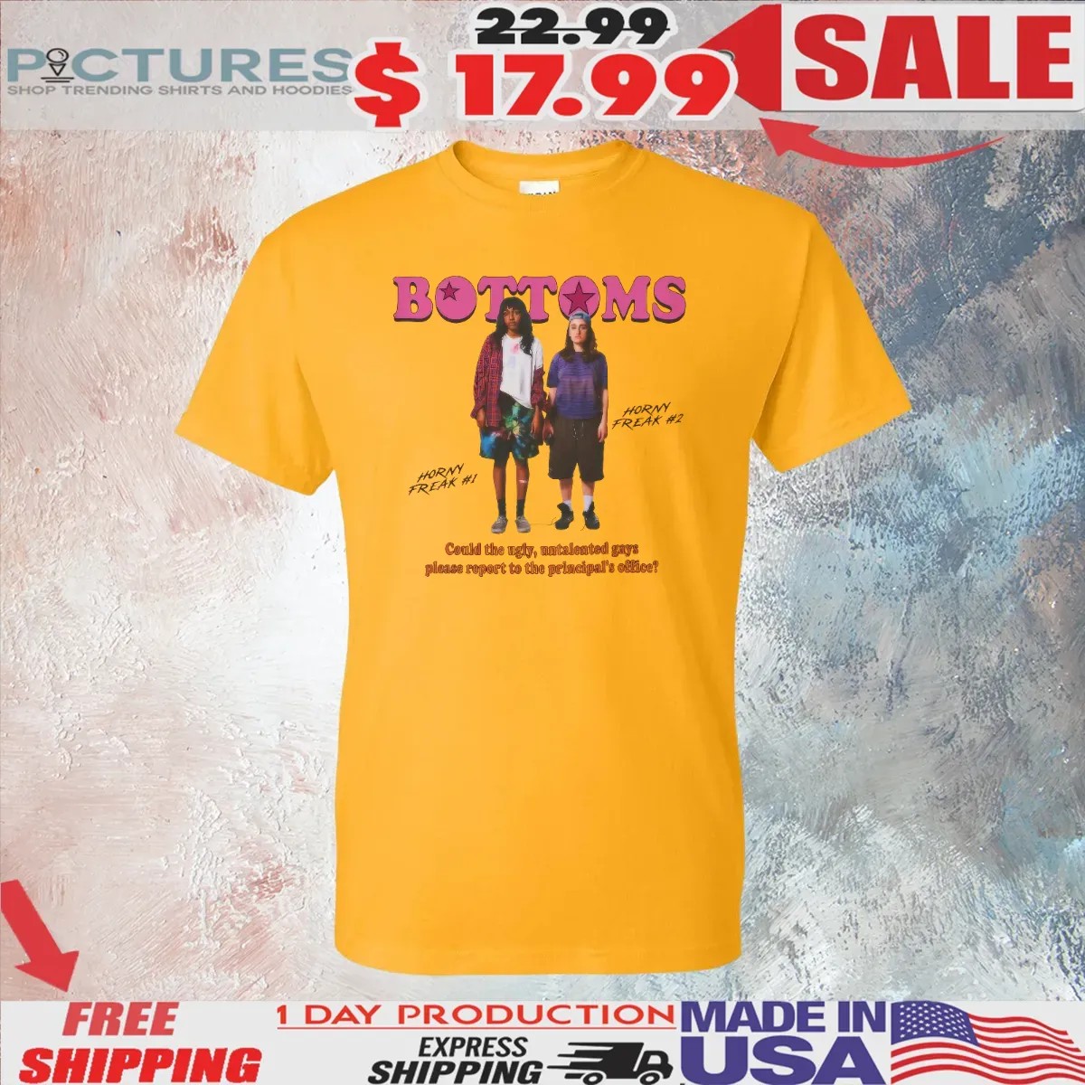 Horny Freak Bottoms Could The Ugly Untalented Gays Please Report To The Principal's Office T Shirt