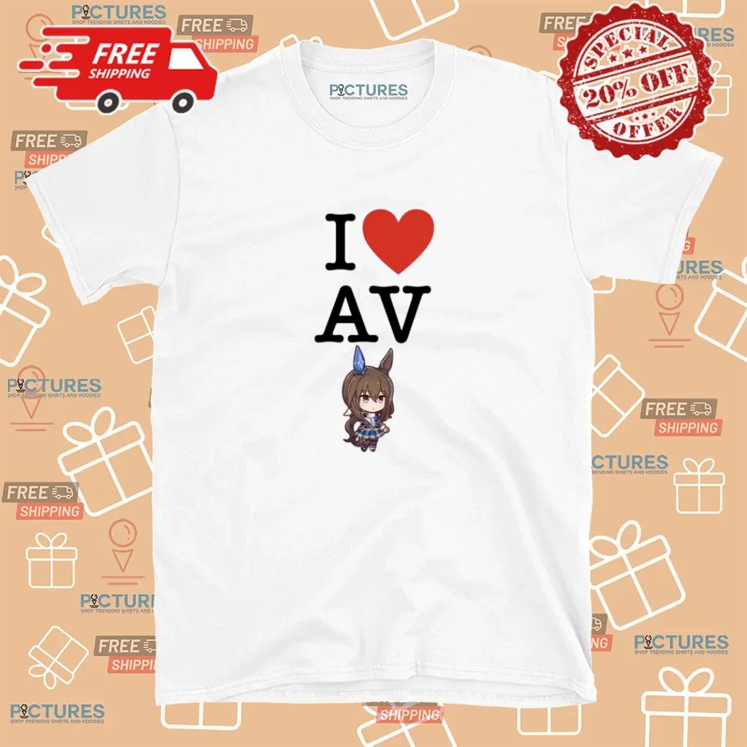 I Love AV Admire Vega Uma Musume Pretty Derby Anime T Shirt