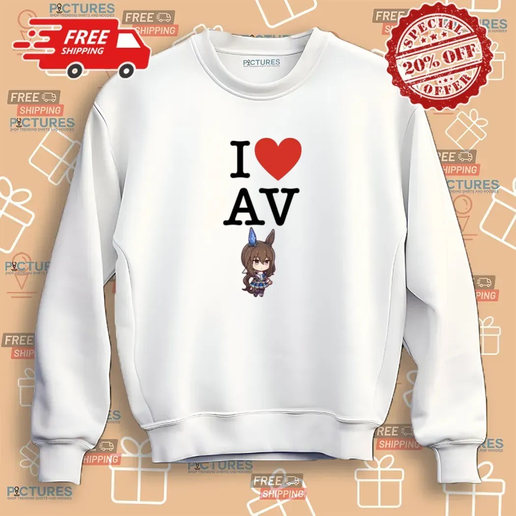 I Love AV Admire Vega Uma Musume Pretty Derby Anime T Shirt