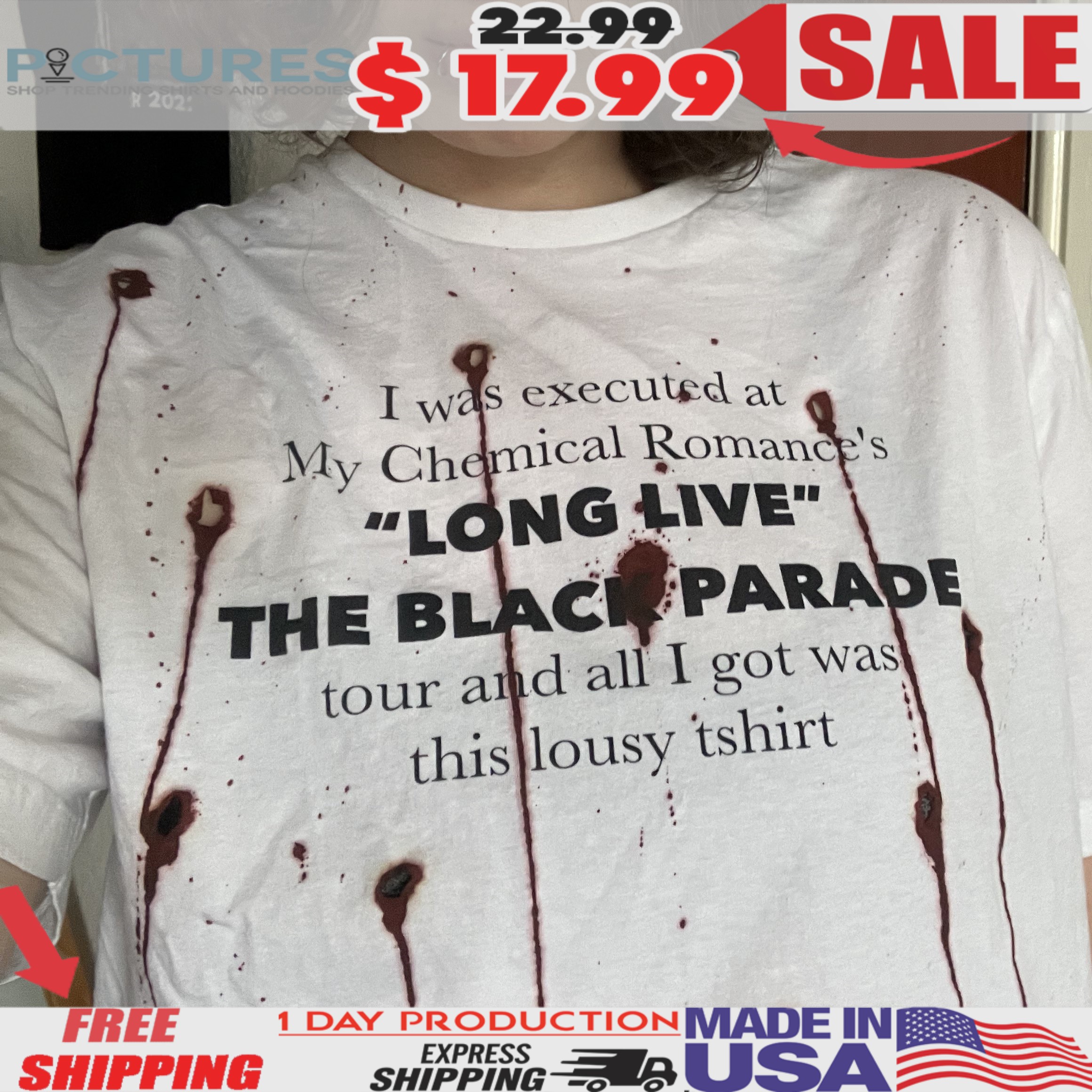 I Was Executed At My Chemical Romance's Long Live The Black Parade Tour And All I Got Was This Lousy T Shirt