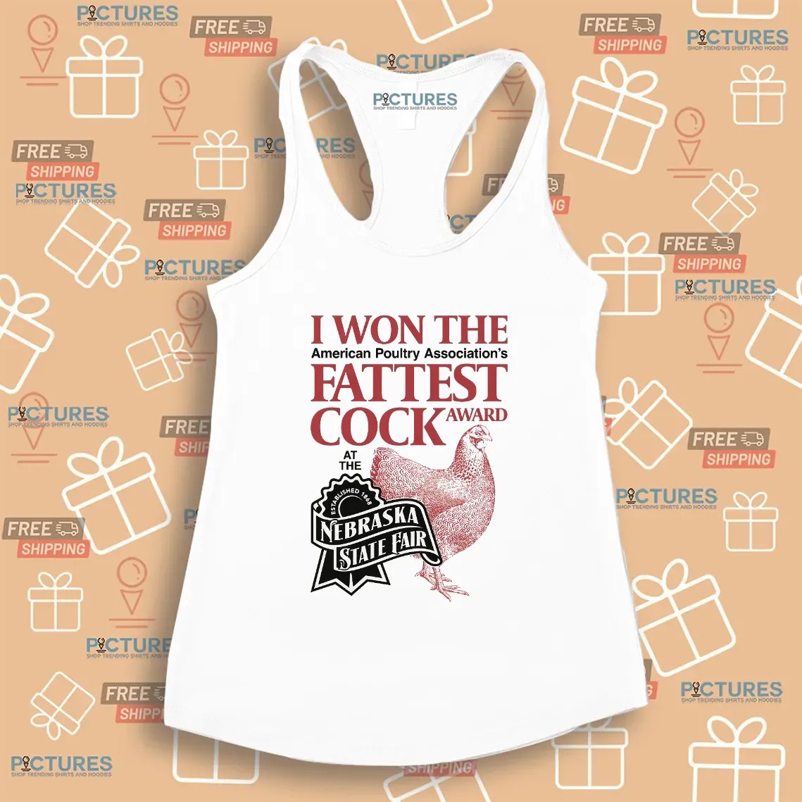 I Won The American Poultry Association Fattest Cock Award At The Nebraska State Fair Estd 1868 T Shirt