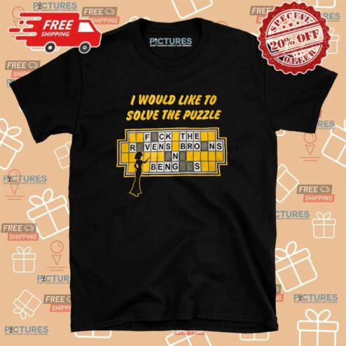 I Would Like To Solve The Puzzle Fck The Ravens T Shirt