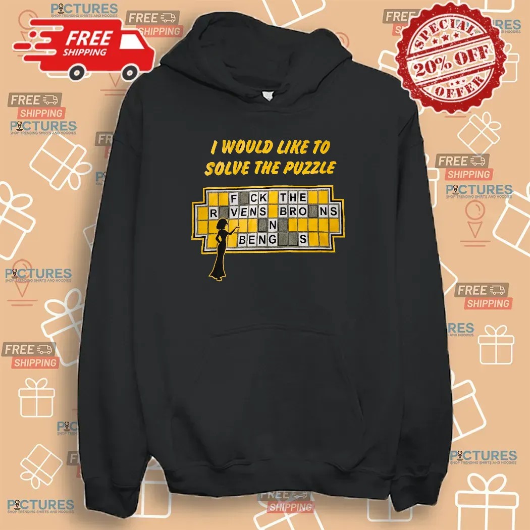 I Would Like To Solve The Puzzle Fck The Ravens T Shirt