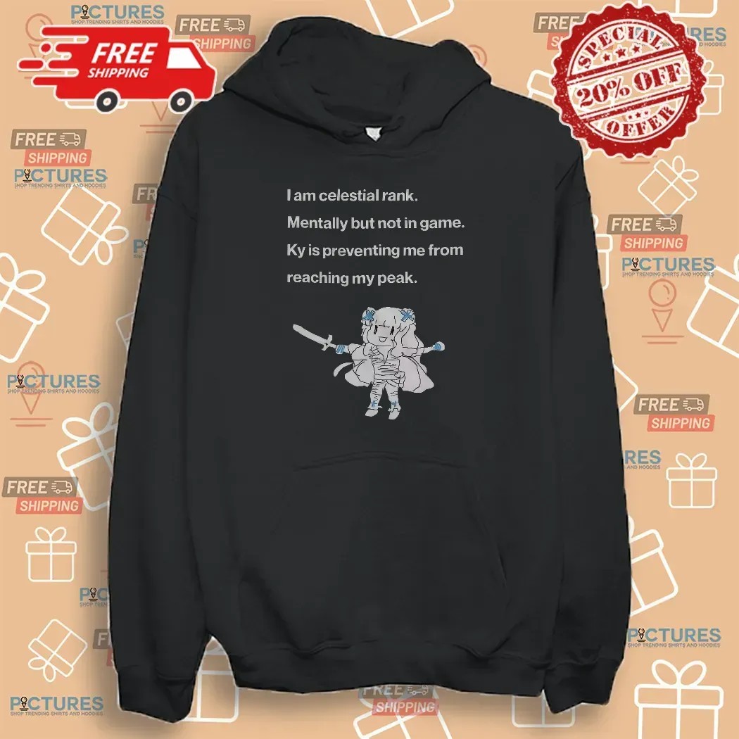 I'm Celestial Rank Mentally But Not In Game KY Is Preventing Me From Reaching My Peak T Shirt
