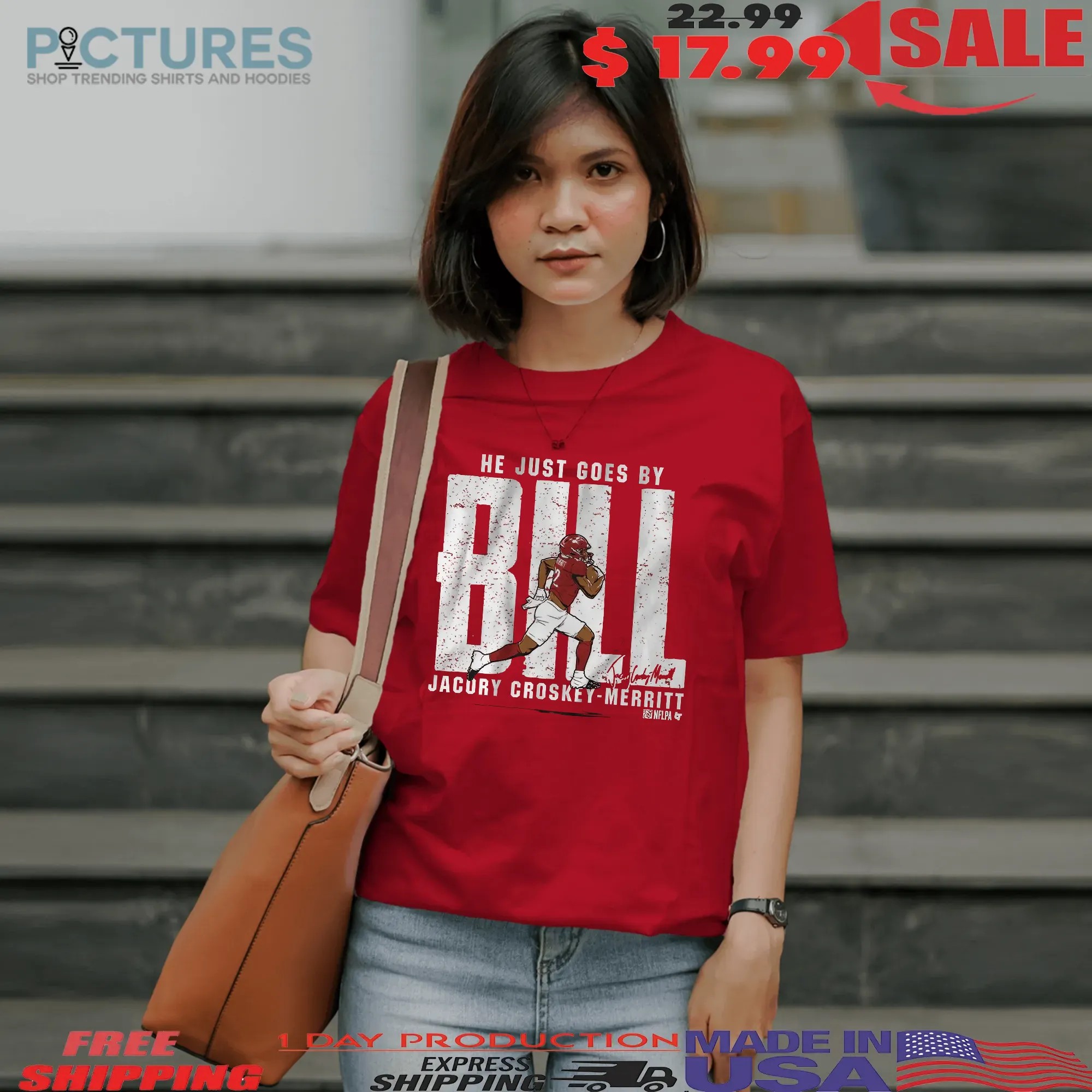 Jacory Croskey-Merritt Bill He Is Just Go By T Shirt