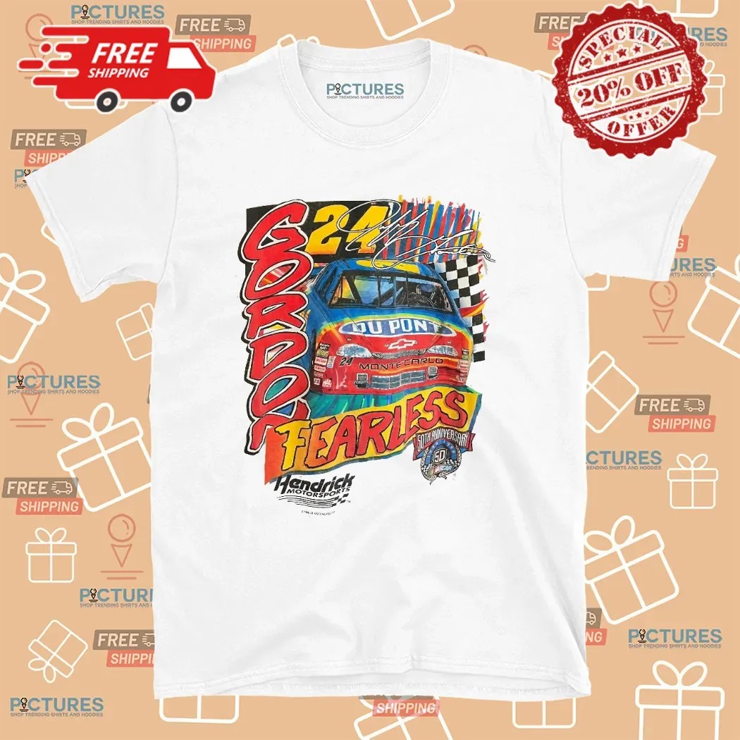 Jeff Gordon Fearless NASCAR Racing Signature Fan T Shirt