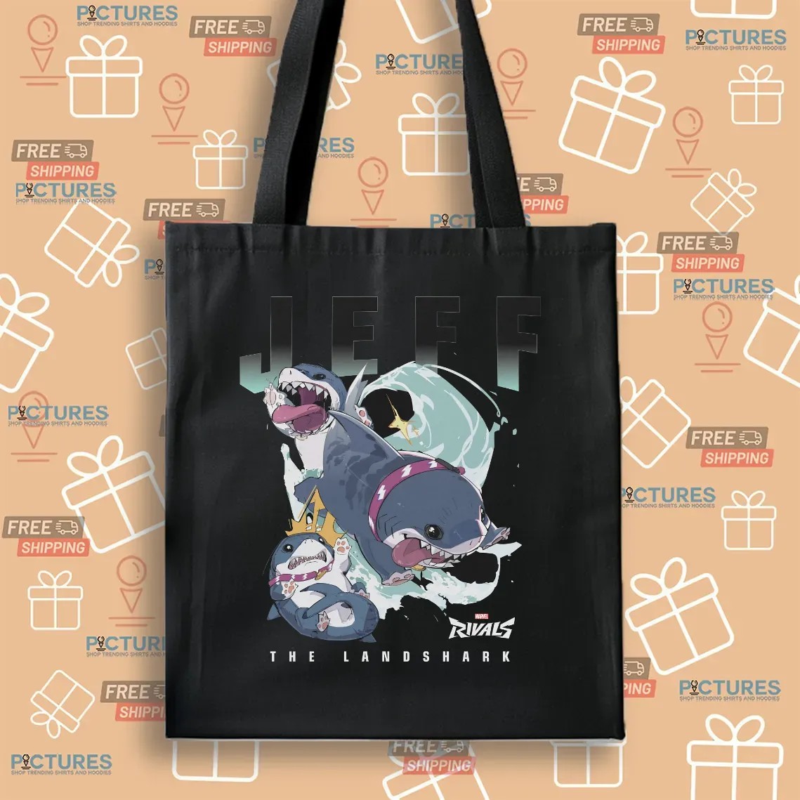 Jeff the Land Shark Marvel Rivals Graphic T Shirt Jeff the Land Shark Marvel Rivals Graphic T Shirt