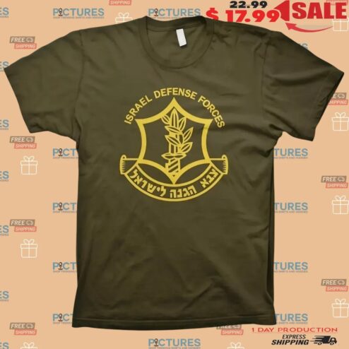 Jeffrey Epstein Wearing Idf Israel Defense Forces T Shirt