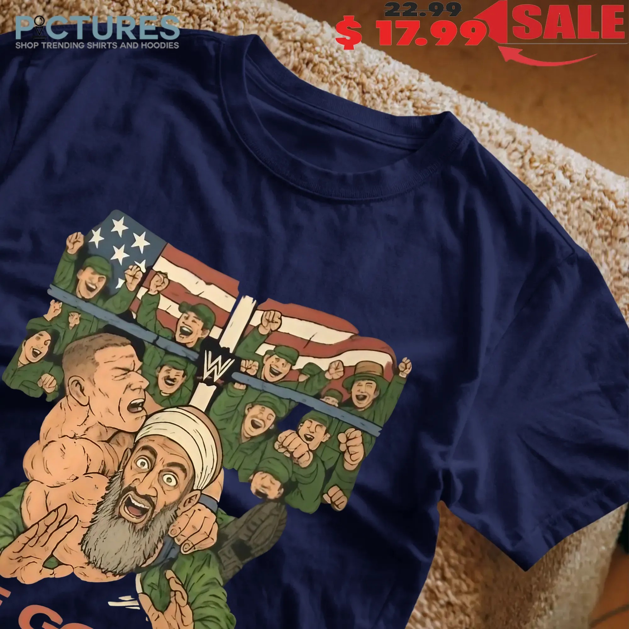 John Cena Vs Bin Laden WWE We Got Him T Shirt