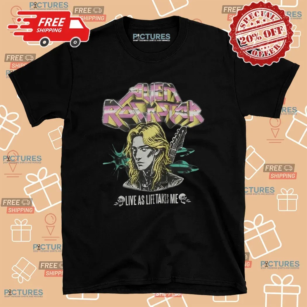 Joo Yeon Alien Rock Star Live As Life Takes Me T Shirt