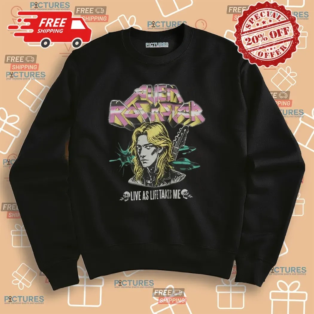 Joo Yeon Alien Rock Star Live As Life Takes Me T Shirt